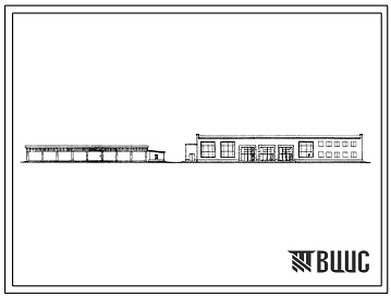 Фасады Типовой проект 416-7-13/69 Блок производственных зданий