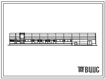 Фасады Типовой проект 412-1-45.83 Мясоперерабатывающий корпус мясокомбината мощностью 50 т мяса в смену