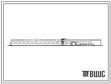 Фасады Типовой проект 412-1-35 Мясоперерабатывающий завод мощностью 20 т мяса в смену. Главное производственное здание