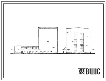Фасады Типовой проект 412-2-13 Цех сухого обезжиренного молок мощностью 5 т в смену.
