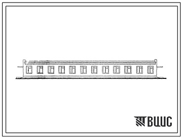Фасады Типовой проект 415-1-8/69 Подсобно-вспомогательный корпус для мелькомбинатов. Здание одноэтажное, размером в плане 18х36м.