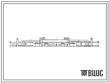 Фасады Типовой проект 403-1-10 Гараж для размораживания углей в вагонах (на 30 вагонов).