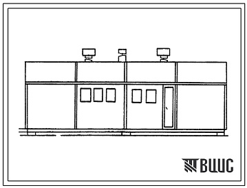 Фасады Типовой проект 402-22-14 Автоматизированная котельная с котлами ВК-1,6 производительностью 3,2 Гкал/ч