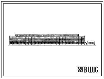 Фасады Типовой проект 409-13-8 Главный корпус для предприятия крупнопанельного домостроения мощностью 120-160 тыс. м2 полезной площади в год (для изделия домов с малым шагом)