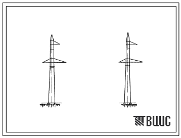 Фасады Серия 3.407-42 Промежуточные и анкерные стальные опоры ВЛ 110 кв проходящие в горных районах с отметками над уровнем моря до 3000 м, в III и IV районах по гололедности и в V районе по ветру. Материалы для проектирования.