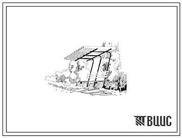 Фасады Шифр МФ-76 Скамьи  перголы (1968 год )
